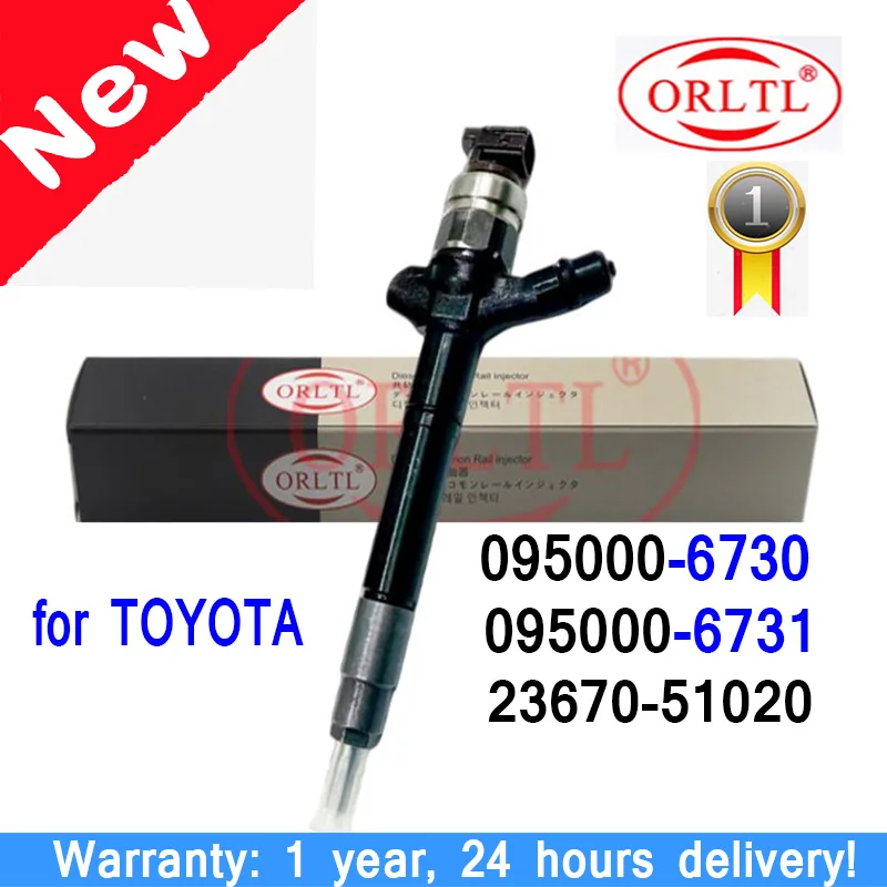 FOR TOYOTA 095000-6731 0950006730 095000-6730 0950006731 095000-6730 23670-51020 2367051020 Diesel Genuine Fuel Injector