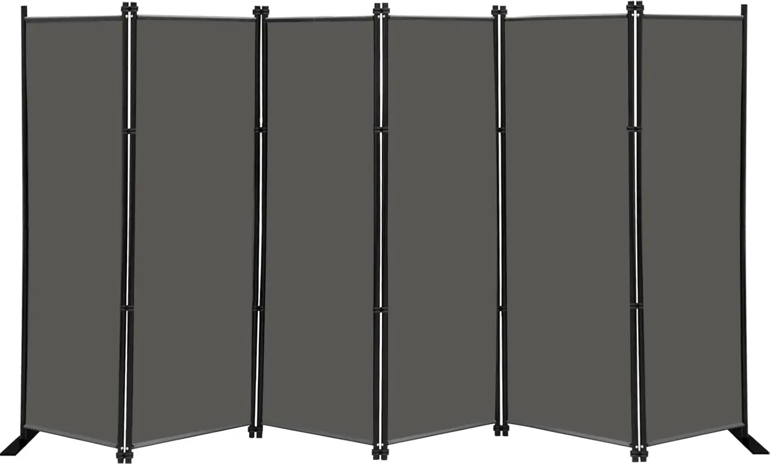 

MAYOLIAH 6 Panel Folding Privacy Screen 9ft Wide, 6ft Tall Partition Room Divider Portable Office Walls Dividers Room Separator,