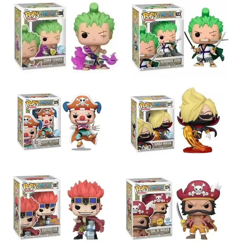 Funko Pop One Piece Serie Yamato Shanks Zoro Brook Luffy Law Vinylfigur 10cm PVC Sammlerpuppe Modell Spielzeug