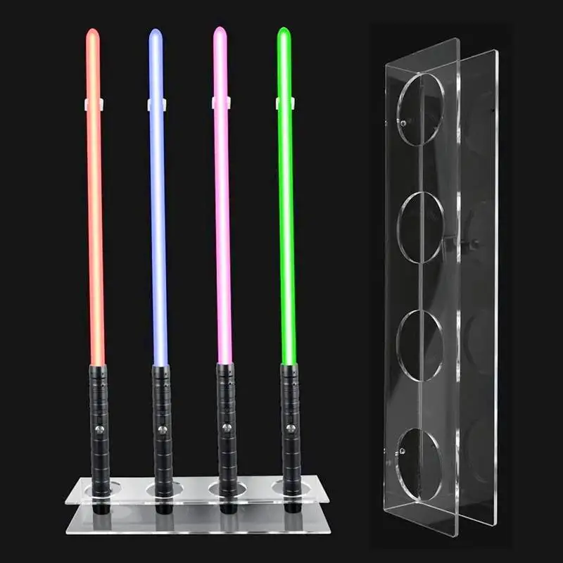 Lightsaber Wall Mount Stand Light Saber Display Rack Wall Holder,Acrylic Lightsaber Display Stand For Most Lightsabers