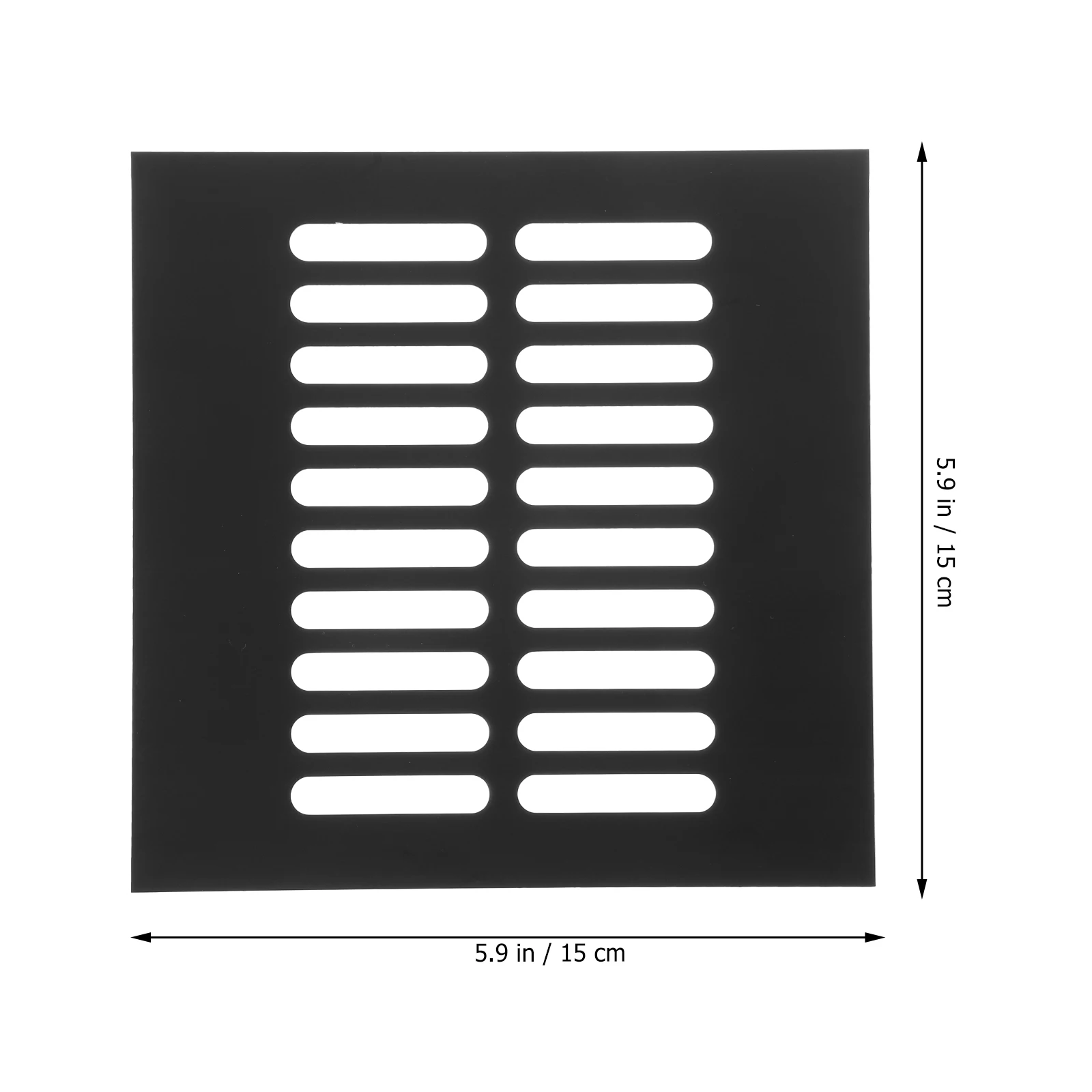 

2pcs 150x150mm Aluminum Alloy Breathable Mesh Wardrobe Shoe Cabinet Air Vent Grille Furniture Exhaust Ventilation Hole Storage