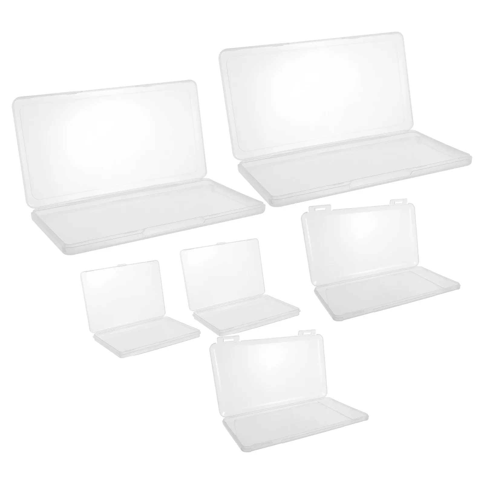 

6Pcs Transparent Paint Storage Palette Box Portable Empty Watercolor Palette Case Airtight Lid Compact Mini Paint Organizer