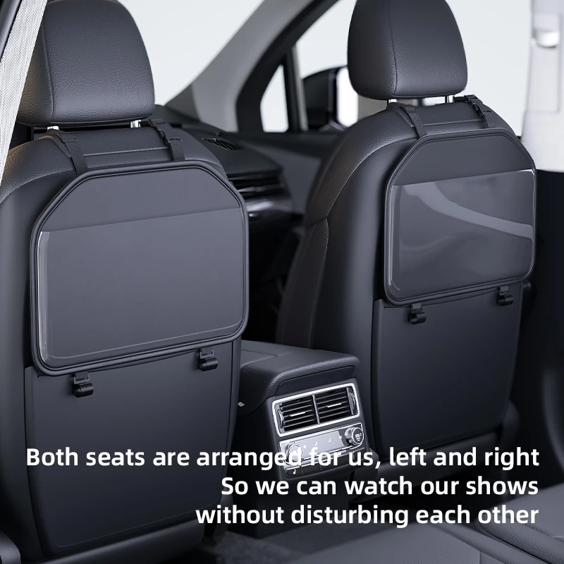 New Car Seat Back Organizer Hanging Backseat Storage Bag Touch Screen Tablet Holder Protector for Kids Children Car Accessories - view 3