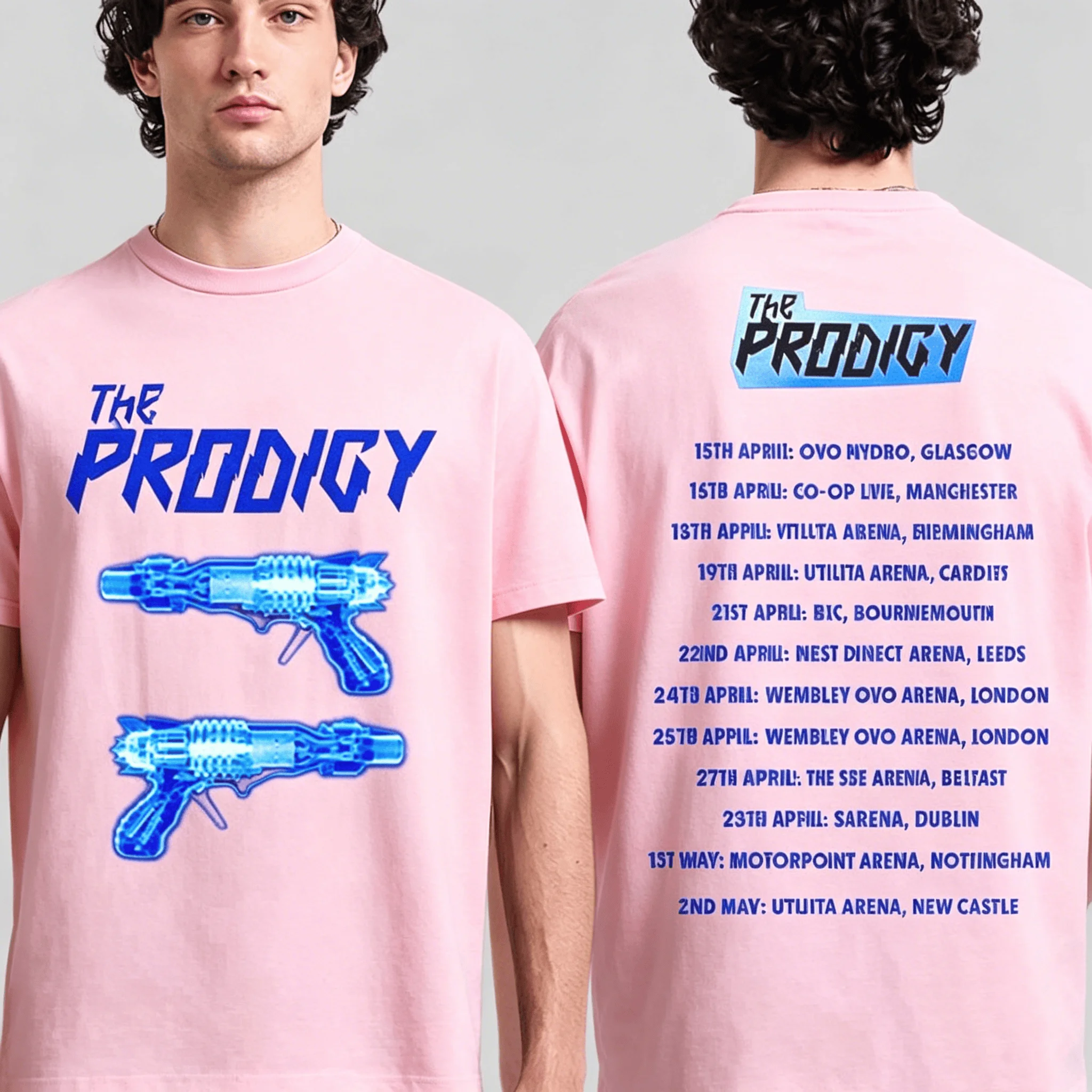 The Prodigy Warriors Dance Tour 2026 Graphic Fashion Men T Shirt Men's Clothing Women's Cotton Y2k Popular Summer New T Shirt