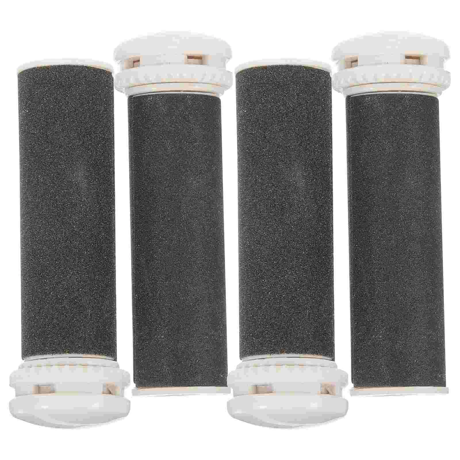 

4pcs Electric Foot File Roller Replacement Foot Care Tool File Roller Head foot file roller head replacement roller refill head