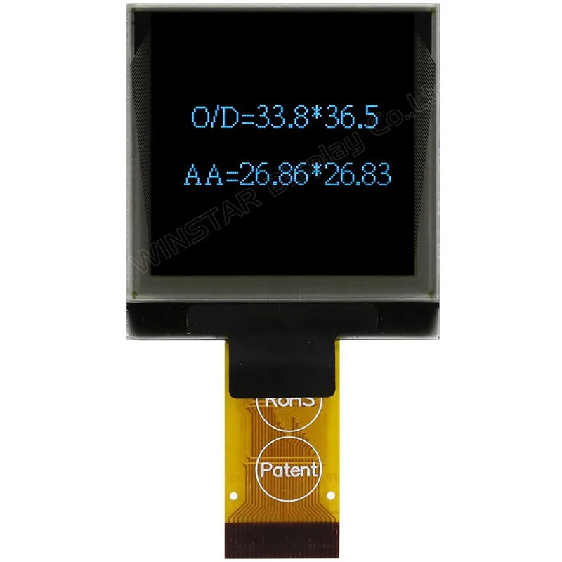 WEO128128AWAP3N00000 Winstar  is a passive matrix OLED display which is made of 128x128 pixels Display Color White  New 1pc/Lot