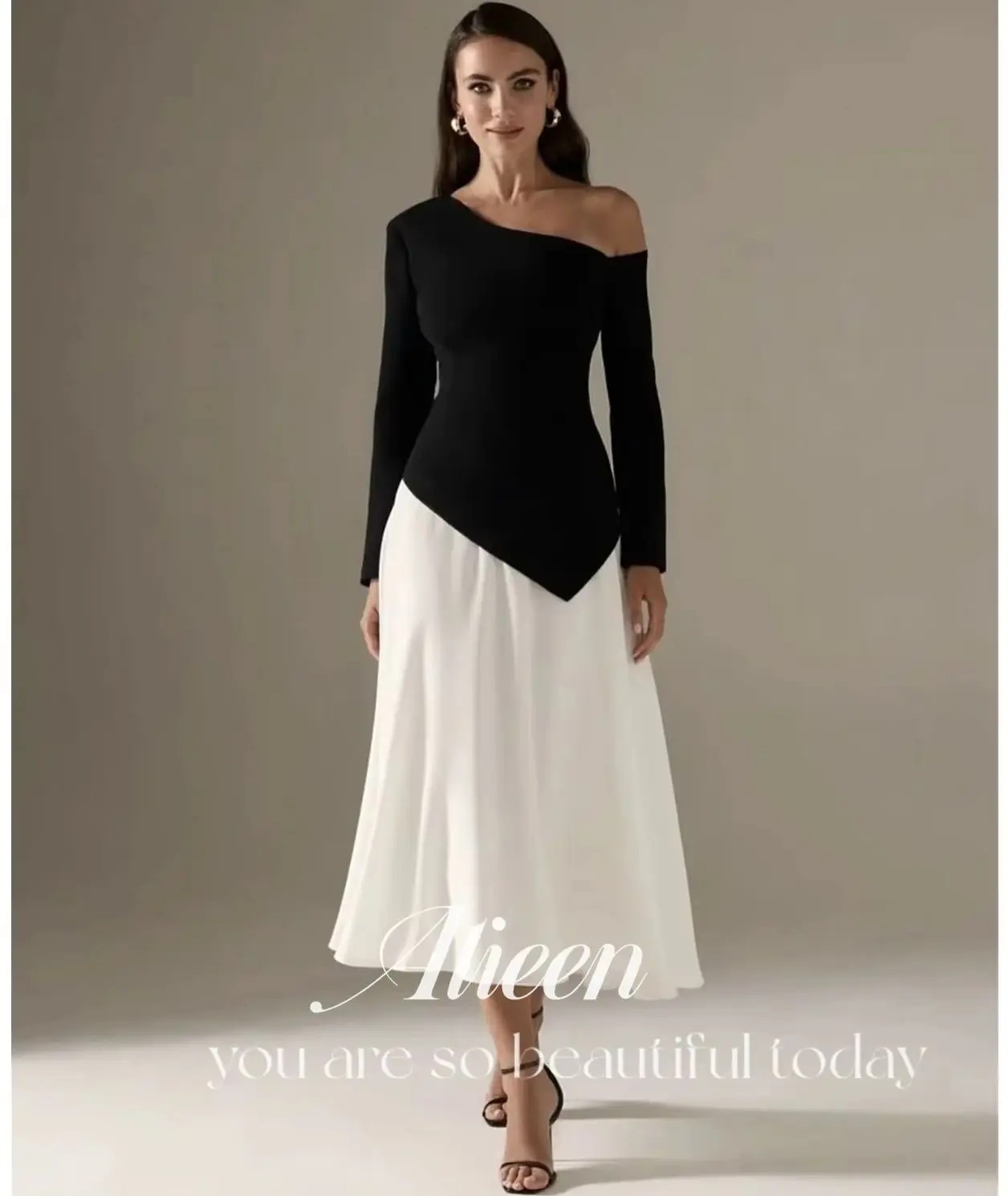 Aileen Customized Best Selling Evening Dresses for Special Occasions Long Elegant Evening Dresses Woman 2024 Off-shoulder Grace image 4