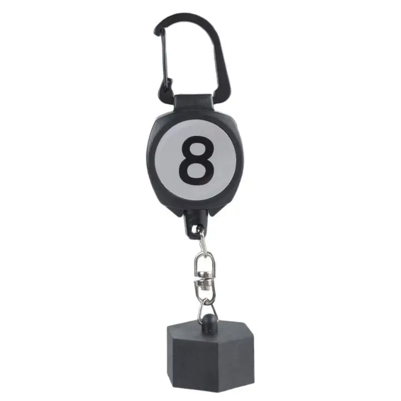 652F プールチョークホルダー 格納式バックル付き キューチョークボックス ビリヤード台アクセサリー