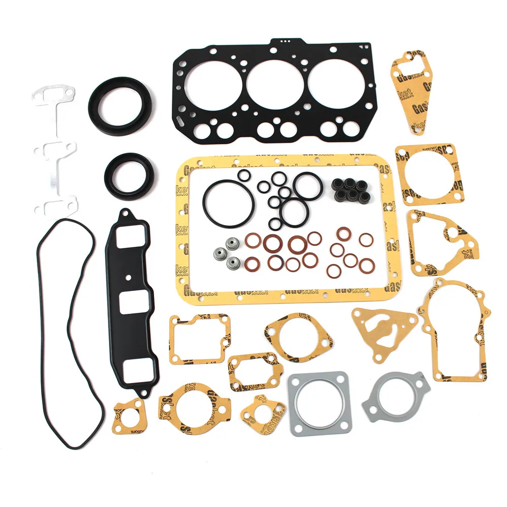 

3D74 3TNE74C 3TNE74 3D74E Engine Overhaul Gasket Kit for Yanmar Gehl John Deere Full Gasket Kit with 1 year warranty