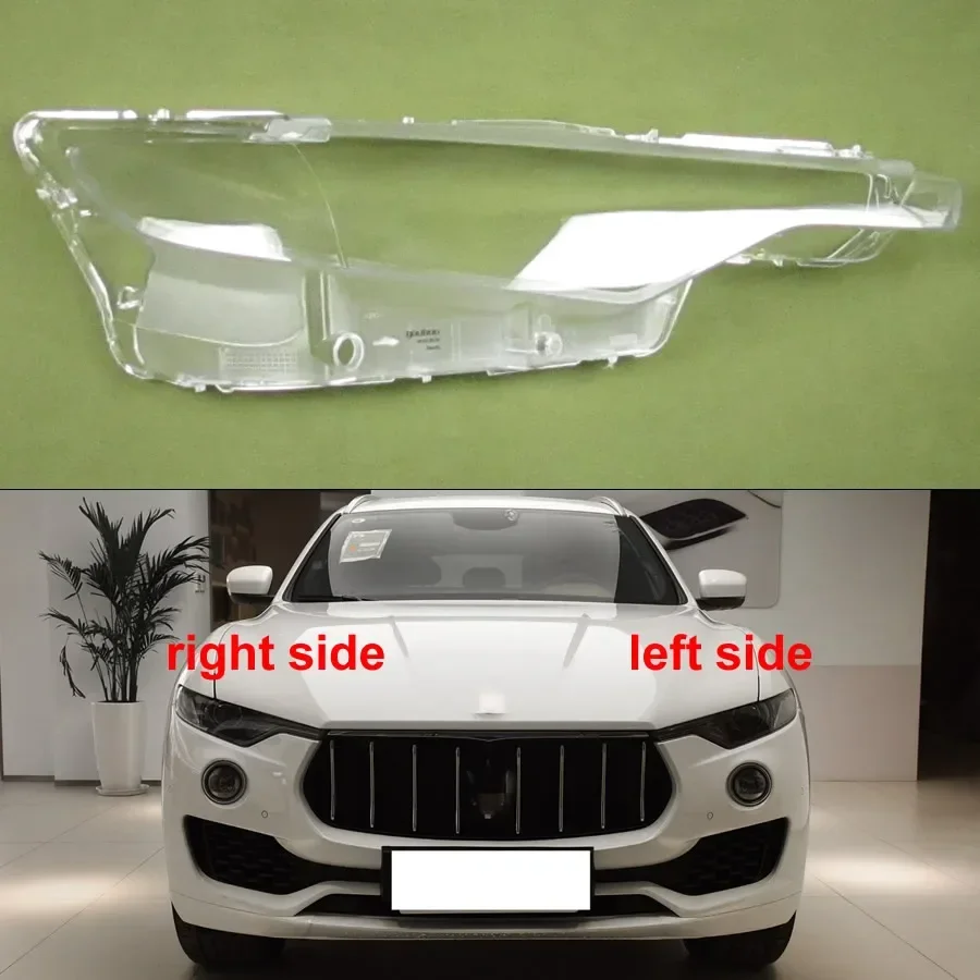 

For Maserati Levante 2016 2017 2018 2019 Headlights Cover Transparent Headlamp Lamp Shell Replace Original Lampshade Plexiglass