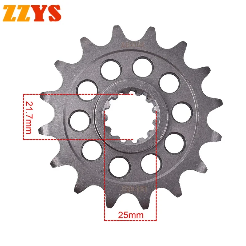 1pc 520 16T 17T 16 Tooth Front Sprocket Gear Staring Wheels Cam For Honda Road NC700 NC700J JD 15-16 750 X-Adv 2017-2022 NC 700