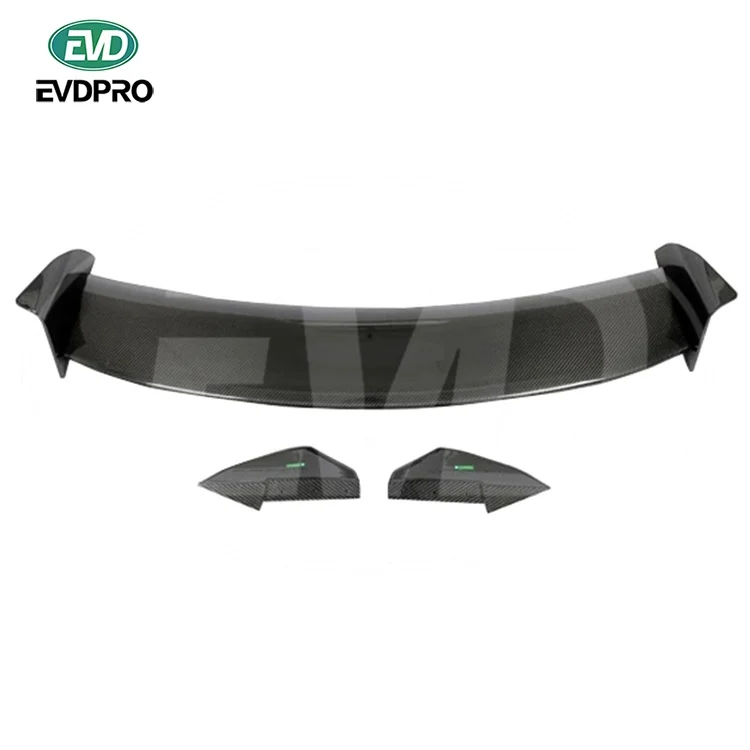 

For Tesla Model 3 2016-2021 Gt Style Dry Carbon Fiber Rear Spoiler