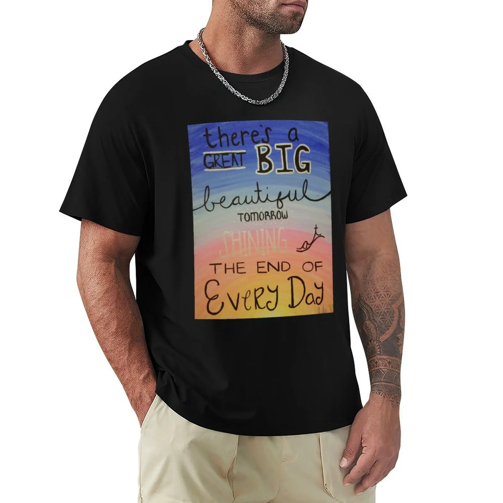 

A Great Big Beautiful Tomorrow T-Shirt Blouse croswit shirt man vintage clothes tops t shirts for men pack