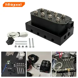 12V Solenoid Valve Air Ride Suspension Manifold Valve 0-200psi/0-300psi Pneumatic Shock Absorber For Auto Fast Control fbss