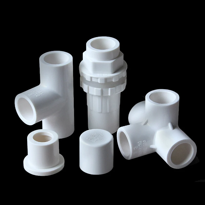 NuoNuoWell 16MM Straight/Elbow/3Ways/4Ways White PVC Connector Inner Dia.16mm DIY Tent Fittings Water Pipe Connectors