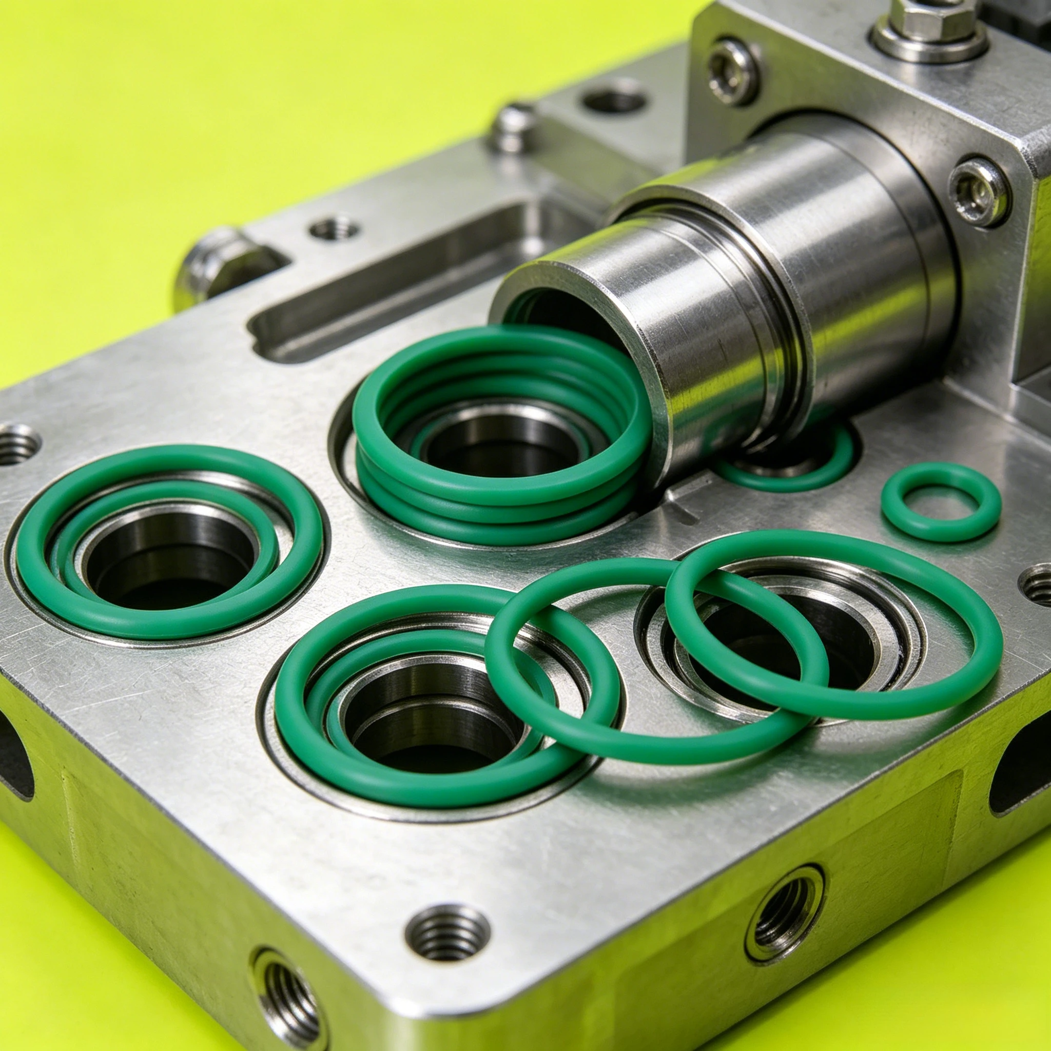 5 PCS / Lot Fluoro Rubber Green FKM O-ring CS 2.5/3mm OD 5-230mm O Ring Seal Waterproof Wear-Resistant Gasket