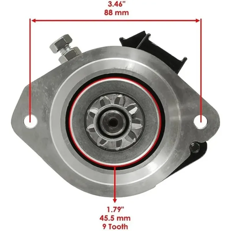 Starter Motor for Yamaha Outboard 2 Stroke 115HP 100HP~225HP 9 Teeth  6K7-81800-10 61A-81800-01-00