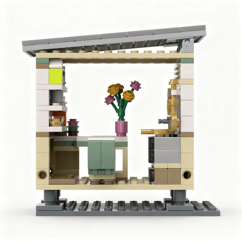 210 stuks MOC modulair straatbeeld huis nog een architectuurmodel bouwstenen kerstcadeaus idee speelgoed onderwijs baksteen