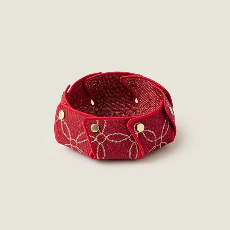 knitted storage bowl, jewelry storage multi-purpose placemat