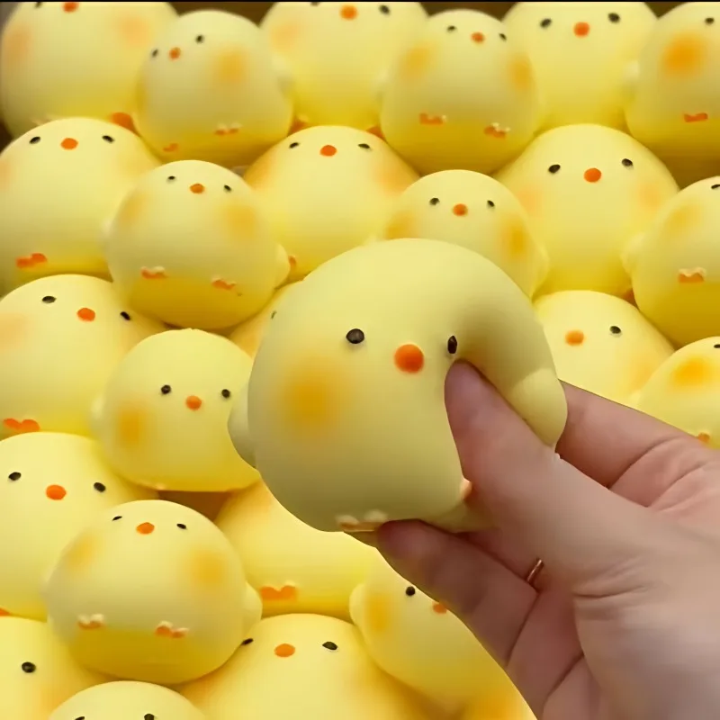 

Super Soft Cute Chick Fidgets Toys Squishy Kawaii Animals Squeeze Toy Stress Relief Toy for Anxiety ADHD Gift for Kids Adults