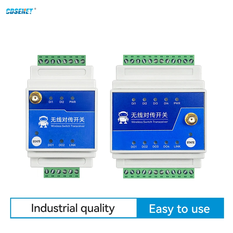 433MHz SX1262 Lora 1/2/4/8 Way Remote Transimisson Switch IO CDSENET E860-DTU Series RS485 Long Distance 5/10km Industrial Grade