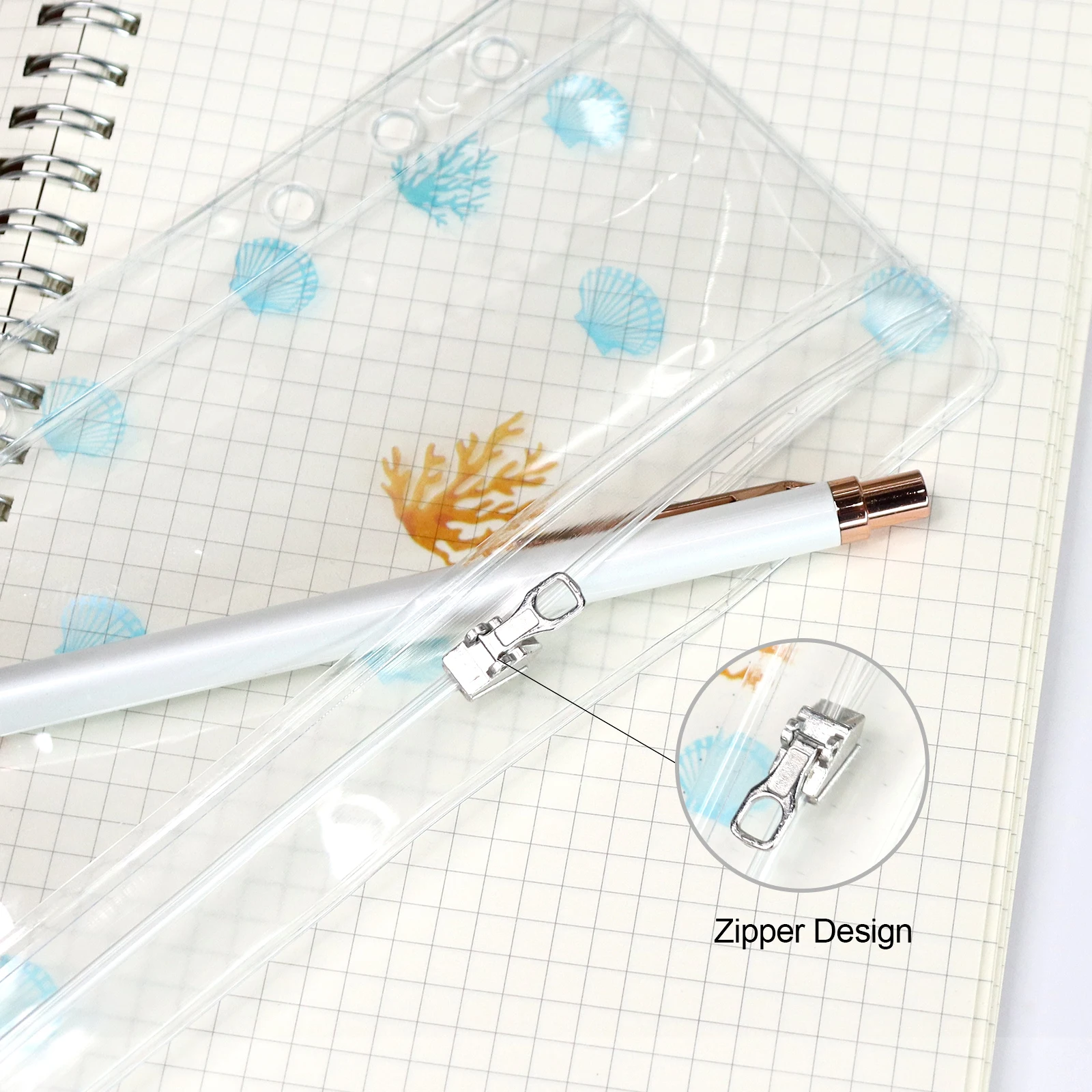 Crystal Bindmiddel Pocket Ritsen A6 Budget Bindmiddel Cash Envelop Geld Organizer Plastic Binder Rits Geld Saving Cash Envelop