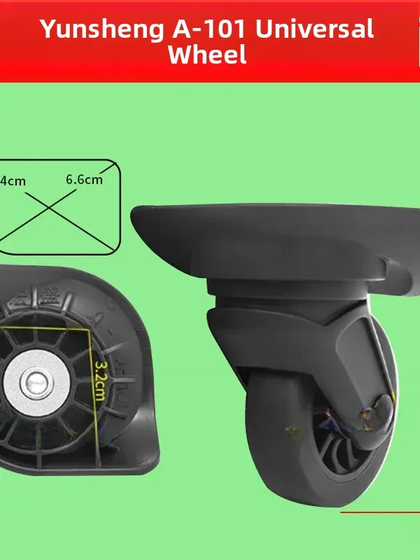Universal Wheel Repair Parts Luggage Wheel Replacement for Carry-On Suitcase Password Box Wheel 053 Hardware Accessories