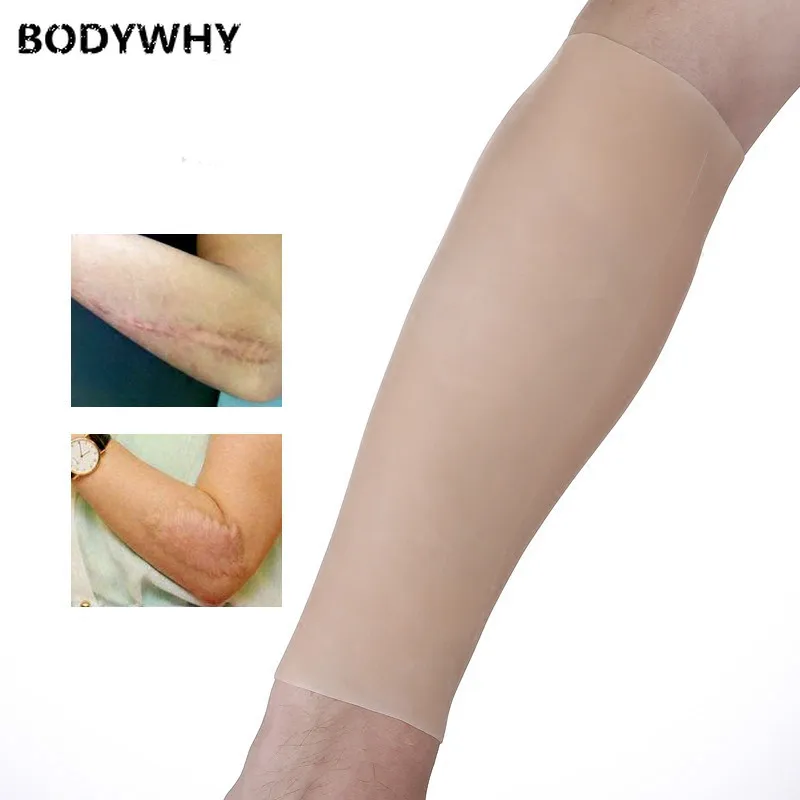 Silicone Arm Legs Sheath Sleeve Calf Scars Tattoo Birthmark Cover Leg Fattening Thickening Beautifying Full Silicone Sturdy Real