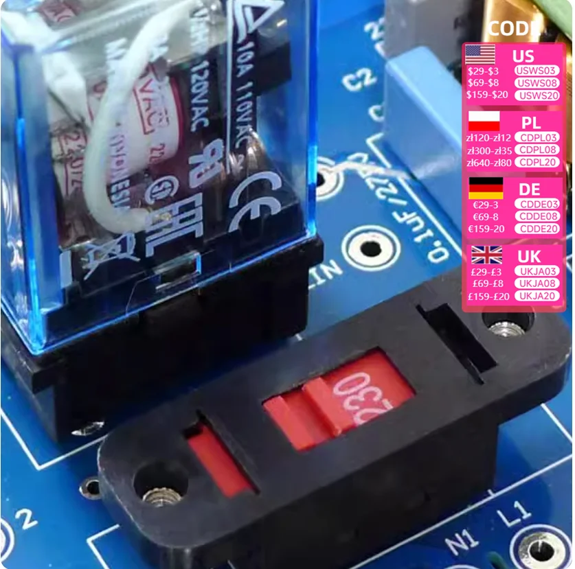 EMI anti-interference relay switch voltage   conversion board