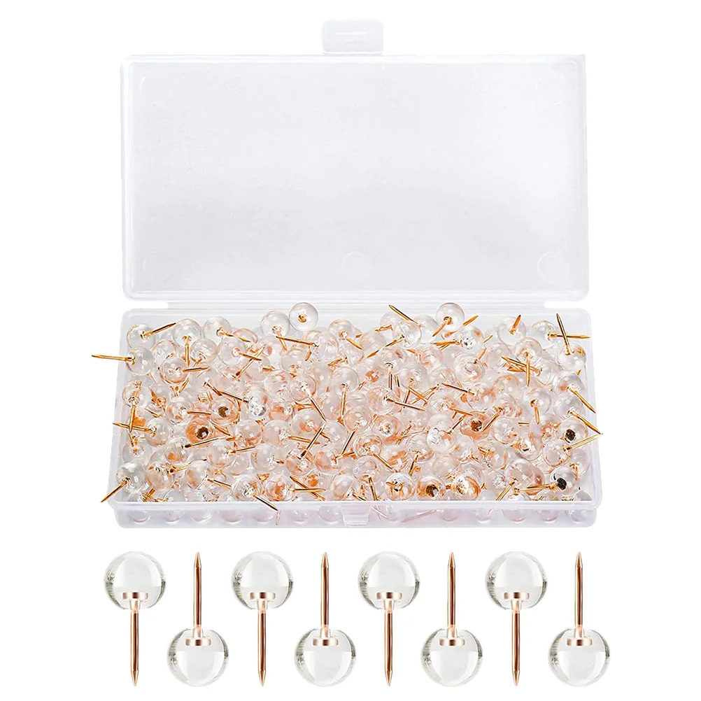 50 Pcs Delicate Pushpins Cork Board Multi-function Thumb Tacks Home Accessory Compact Thumbtack