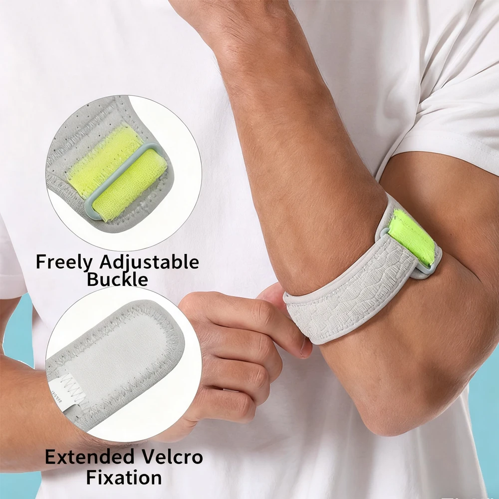 1/2PCS Tennis Elbow Brace - Adjustable Elbow Strap, Golfers Elbow Brace, Counterforce Brace for Tennis Elbow Tendonitis view 3