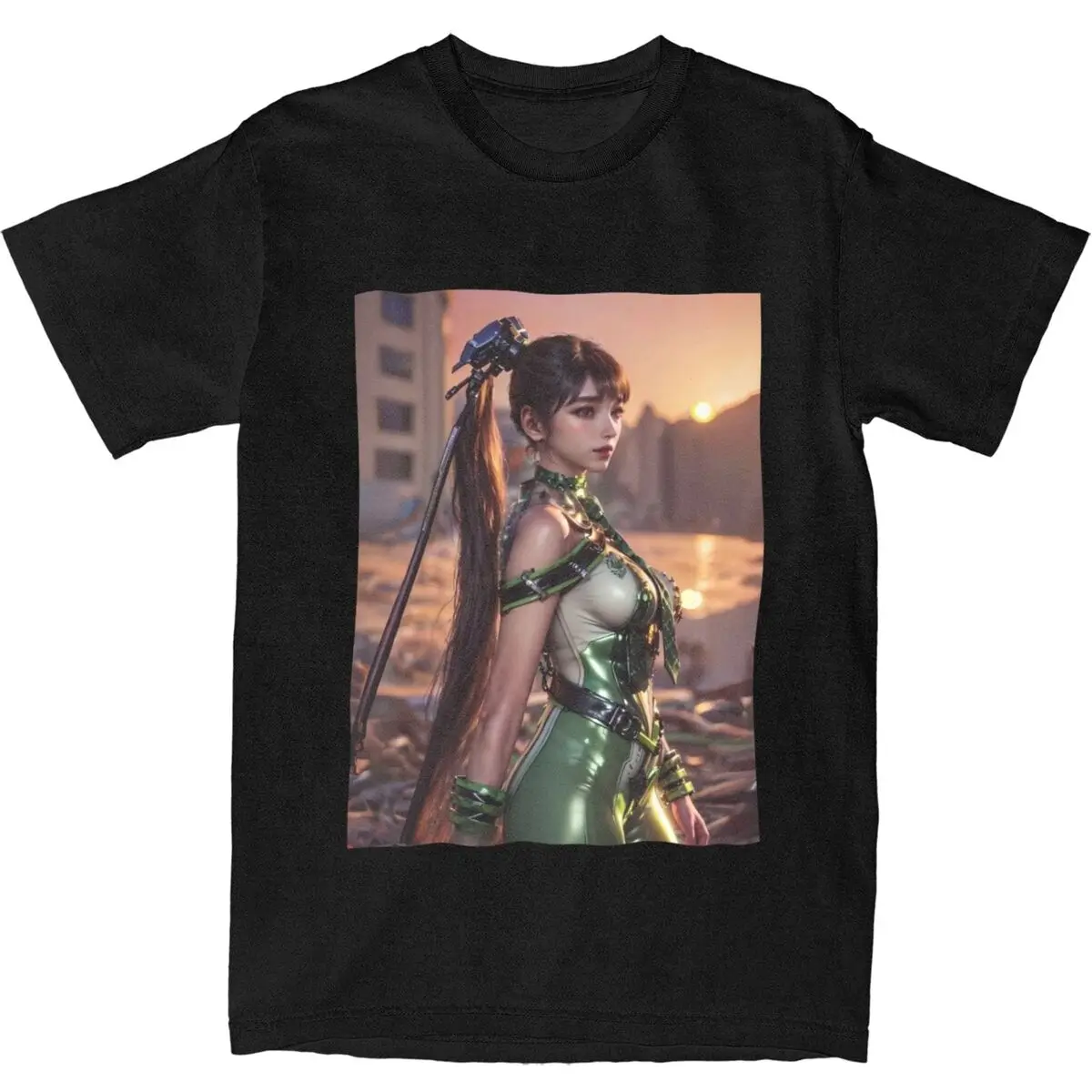 All Seasons Men Women Game Fans Stellar Blade T Shirt Outfit Cool Summer Tees Y2K Funny 100% Cotton Tops Gift Idea