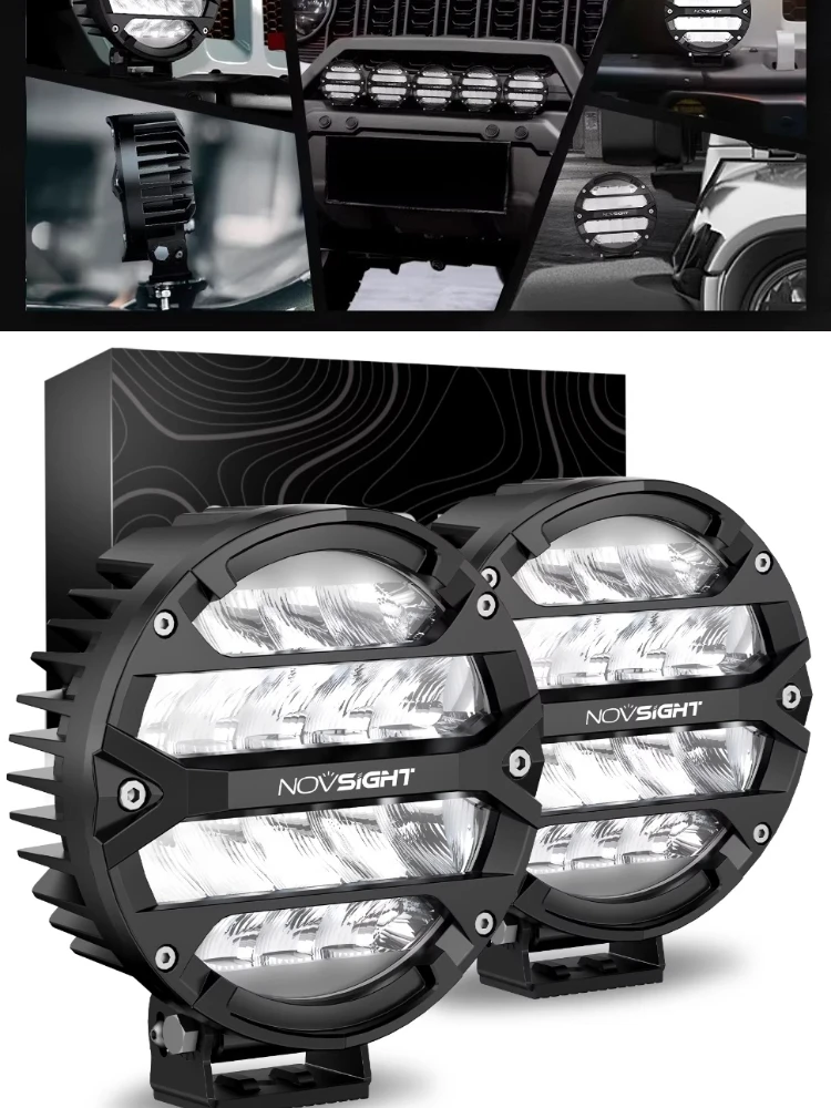 

7 inch Rock Series 4x4 Off-road Modified Led Spotlights 6000K Front Hood Driving Light/Spot Light Working Lamp for Tank for Jeep