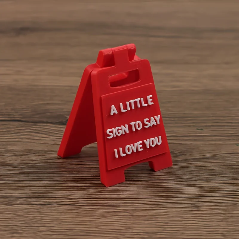 3D Printed Mini I Love You Sign Valentine's Day Gift Decor