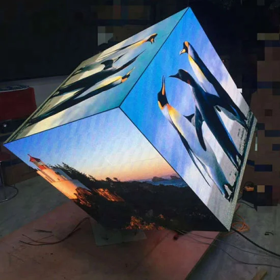 Custom Modular Cube Light Emitting Diode Screen Display