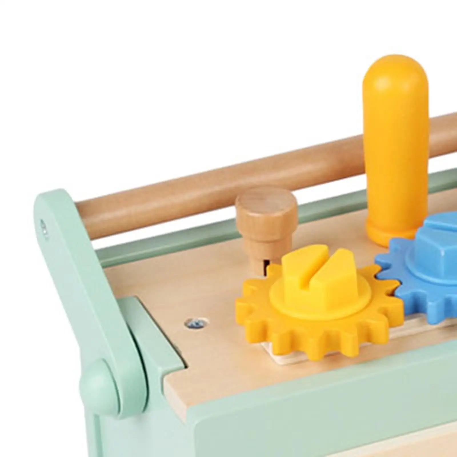 Wooden Play Tool Creative Pretend Play Birthday Gift Wooden Tool Bench Toy