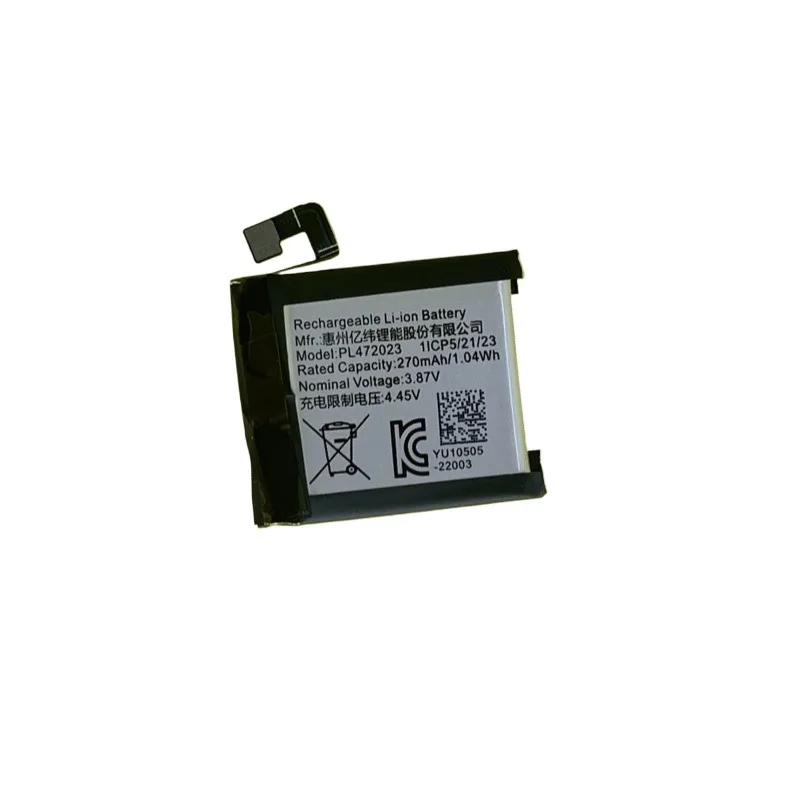 PL472023 Replacement Battery for Huami Amazfit GTS 4 Mini Watch Bateria 3.87V 270mAh Rechargeable Battery