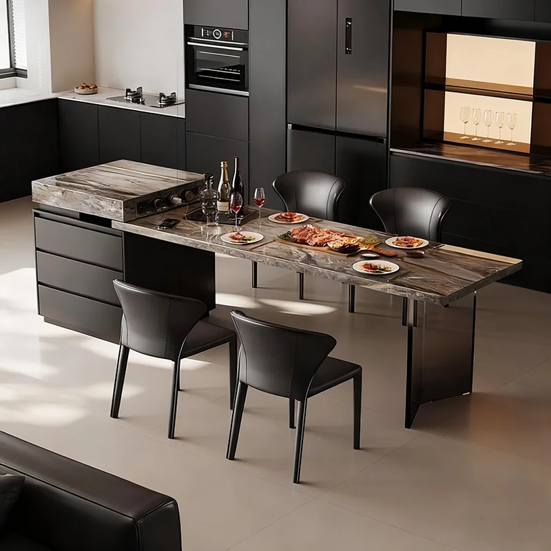 For Acrylic Leg Unique Kitchen Island Storage Extension Luxury Modern Kitchen Island Nordic Beauty De Cuisine Kitchen Furniture