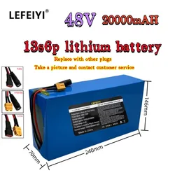 48v 20ah 13s6p Lithium Battery 48v 20000 mAh 2000w with 50a BMS