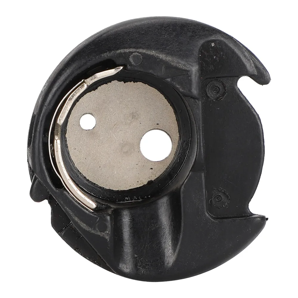 Multifunctional Bobbin Cover Rotating Hook Black Hook Bobbin Case Plastic, Iron Rotating Bobbin Case Sewing Machine Accessory
