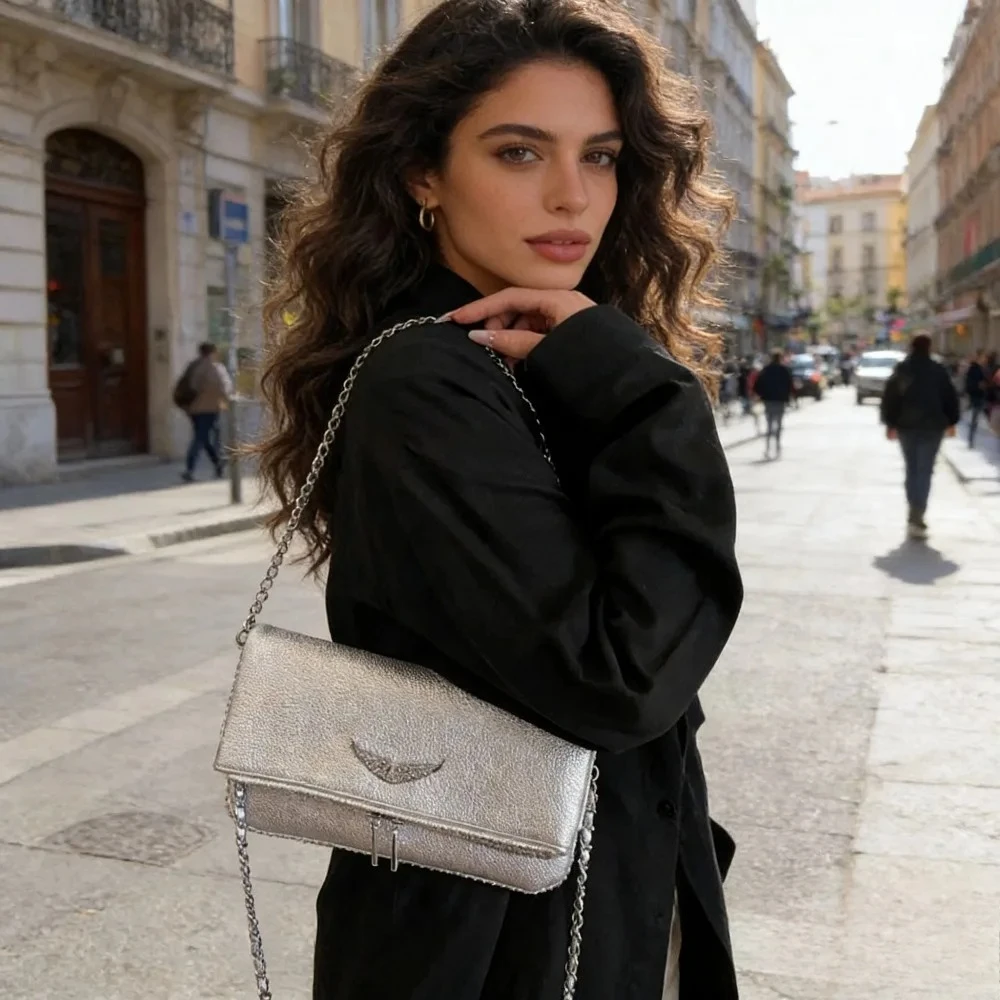 

Paris Fashion Super Show Diaper Bag High-end Simple Trendy Vintage Leather Backpack for Commuter Men Women Stylish Casual