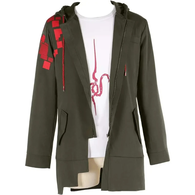 

Fulujiacos Men Nagito Komaeda Cosplay Costume Jacket Tshirt
