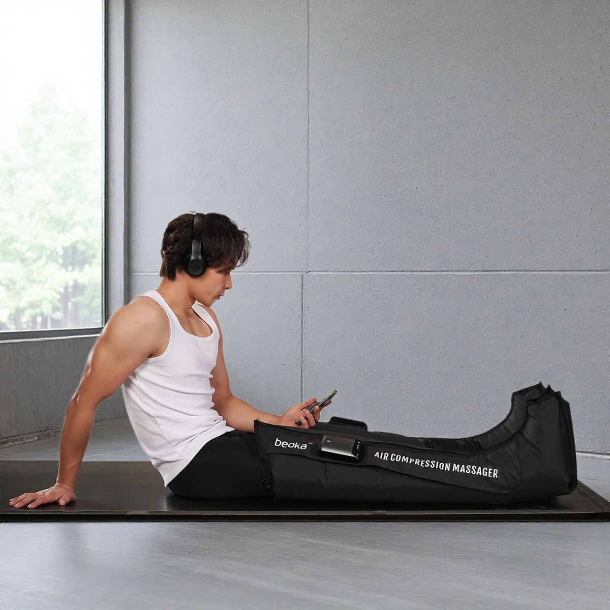 

Beoka Recovery Boots Relief Foot Massager Muscle Soreness Pain Air Compression Leg Massager Recovery Boots