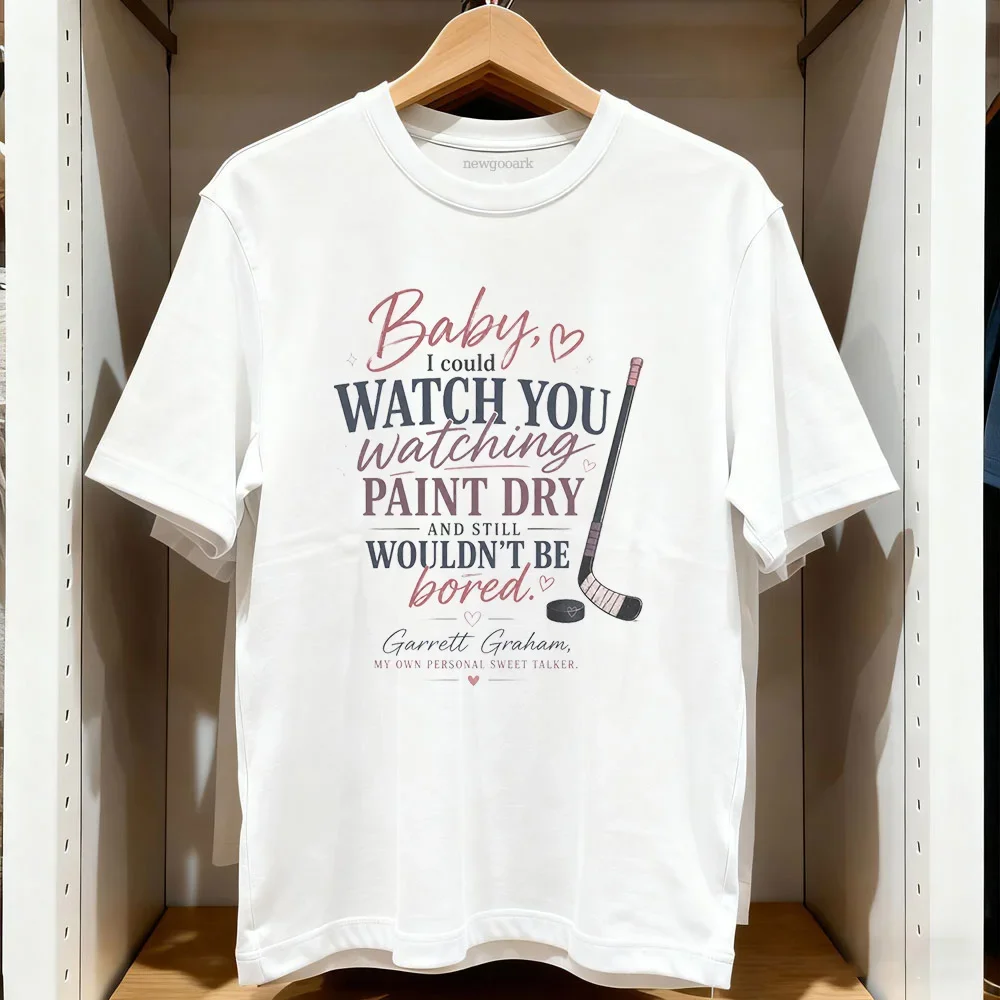 Garrett Graham Off Campus Hockey Romance T-shirt Woman Man Casual Cotton Printed T Shirts Adult Streetwear Camisetas Tops Tee