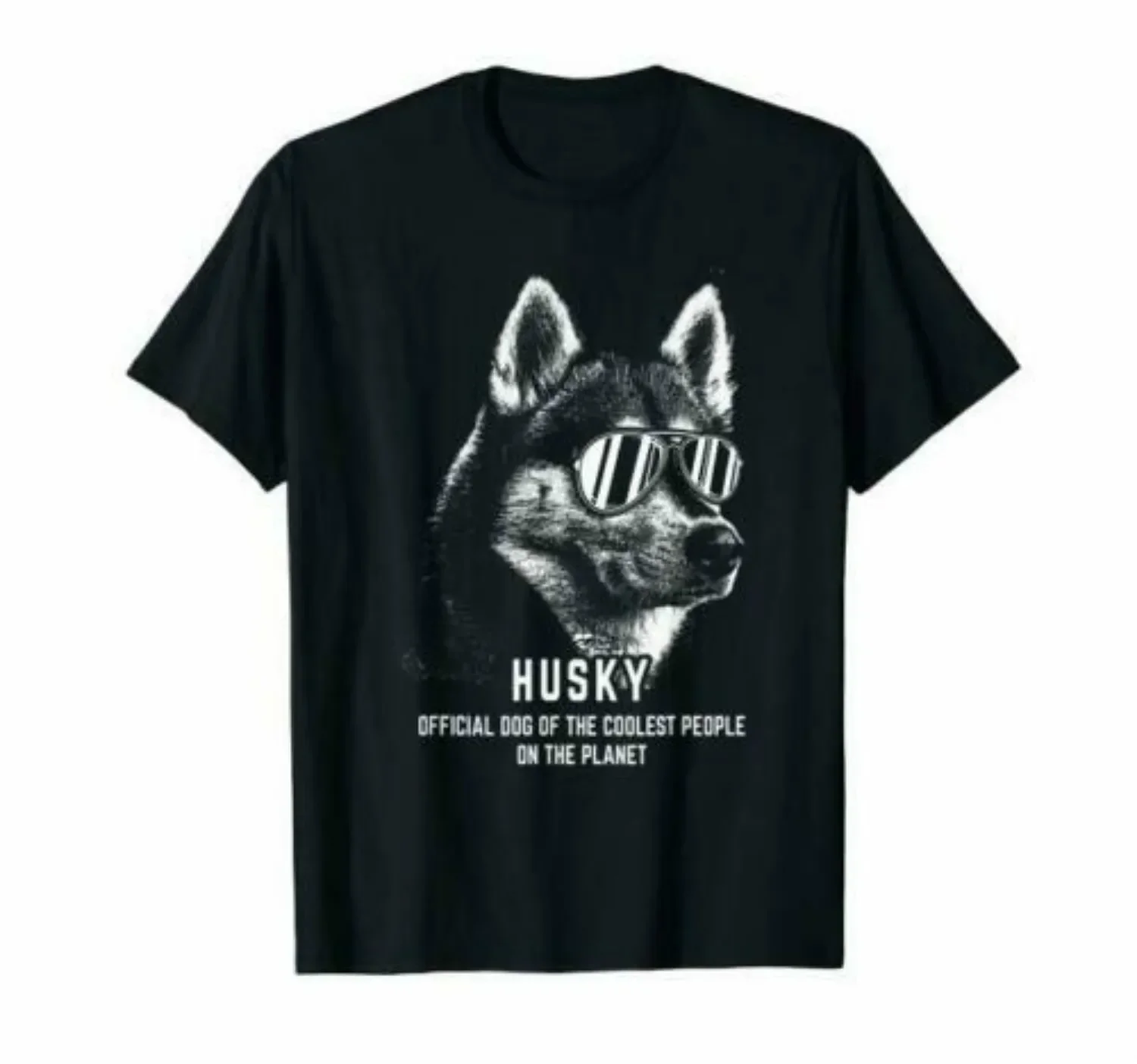 Siberian Husky Dog of The Coolest T-Shirt 100% Cotton O-Neck Summer Short Sleeve Casual Mens T-shirt Size S-3XL