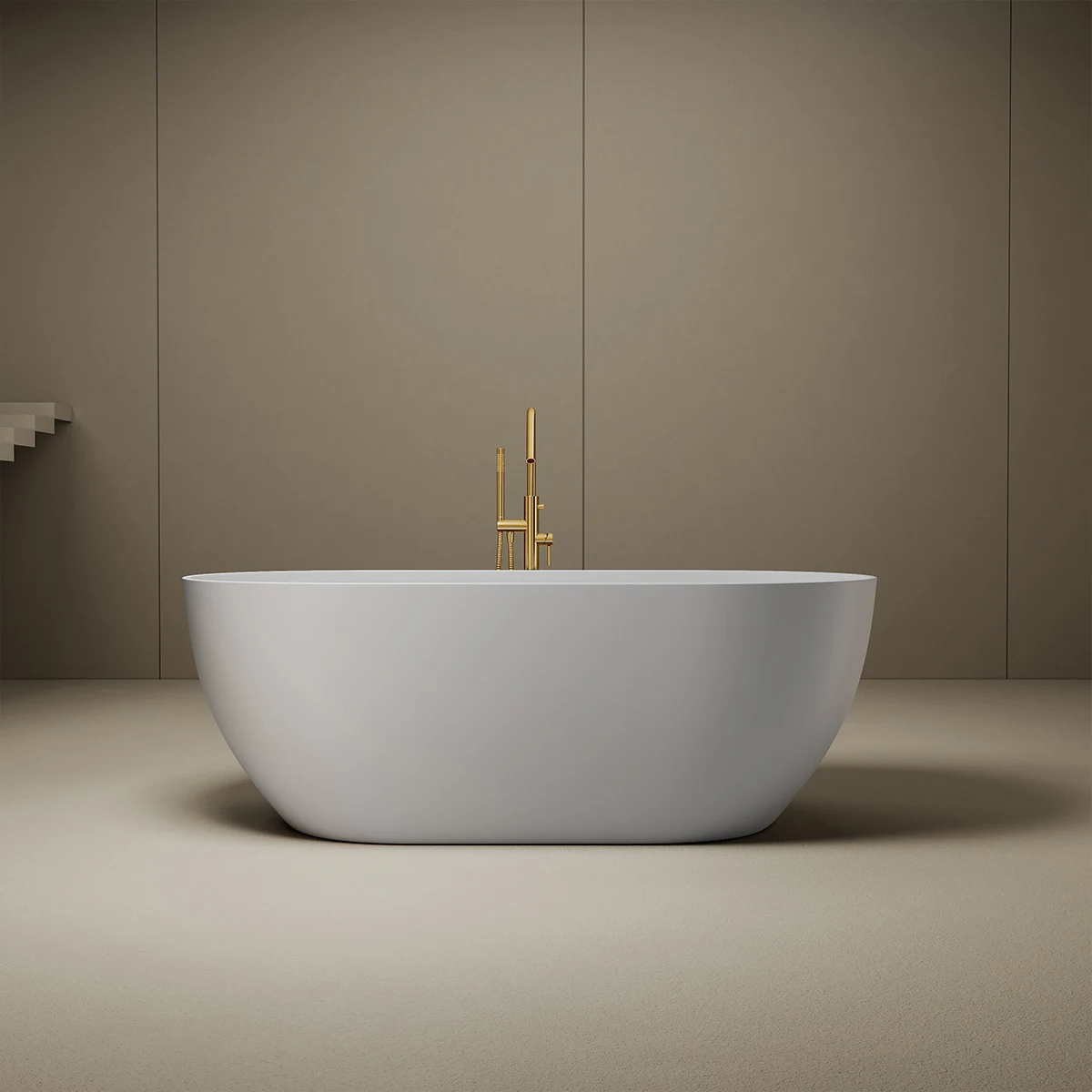 

Suly Merlin Special Offer Popular Fashionable Arc-shaped Freestanding Acrylic Bathtub High Quality Whirlpool Soaking Bath