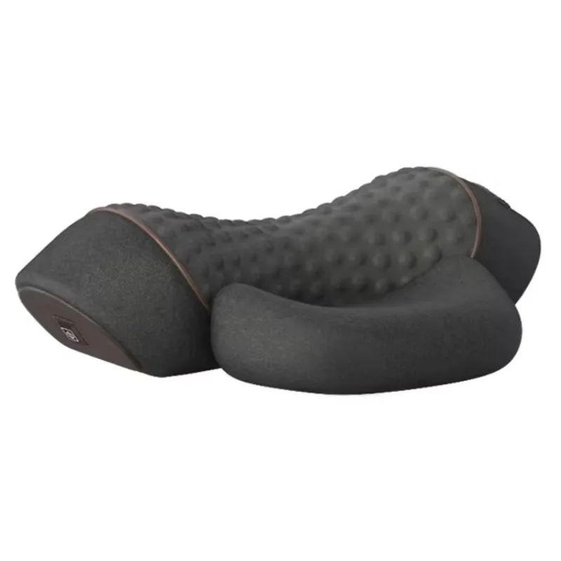 

Solid fabric cervical spine pillow memory foam non-traction hot compress neck special massage sleep support solid bedding