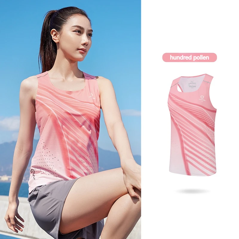 361 Degrees Women Vest Sports Summer Running Marathon Quick-drying Fitness Breathable Sleeveless Basketball Shirt 662422504