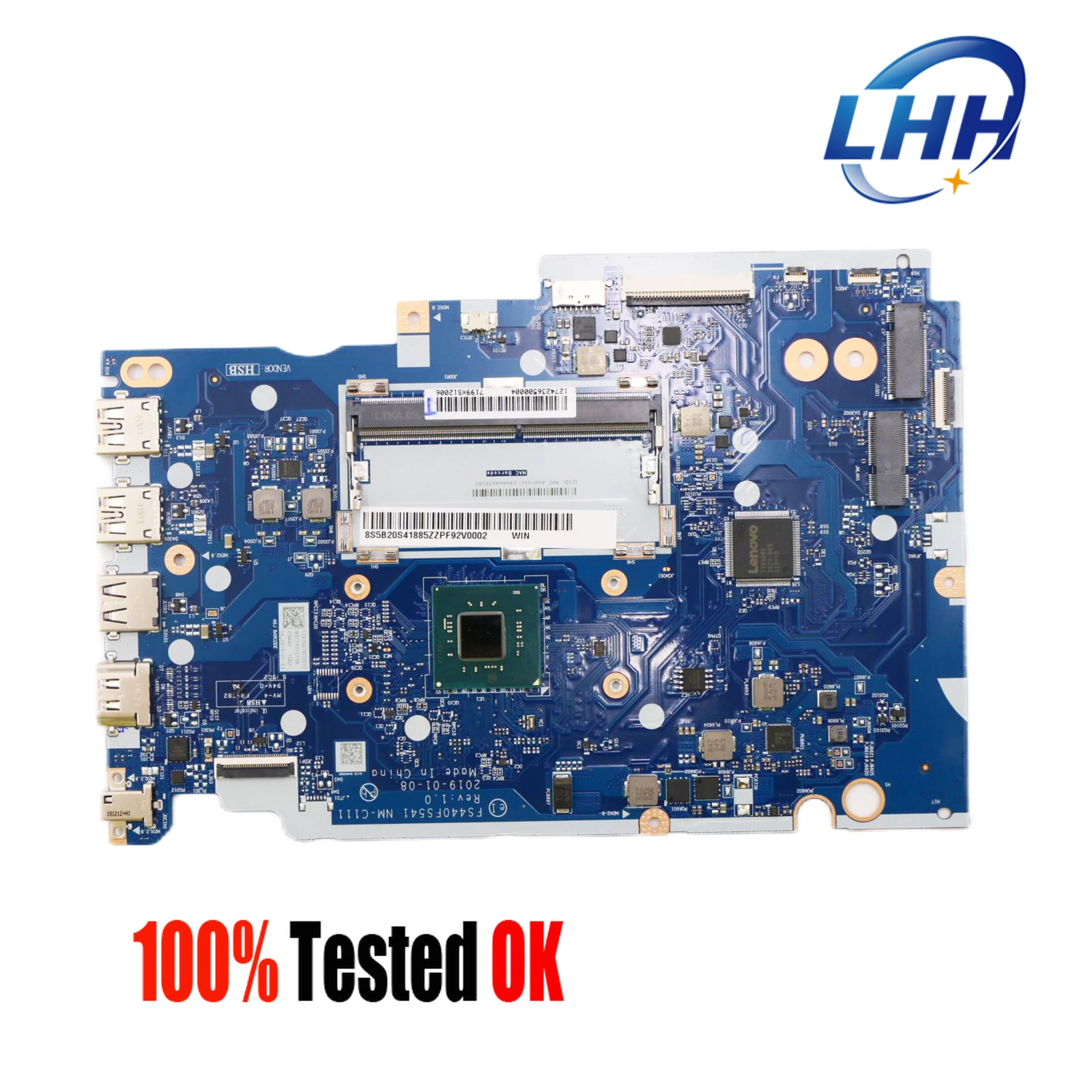 Imagem -01 - Laptop Motherboard para Lenovo Ideapad Nm-c111 Mainboard S14514igm Cpu N4000 Thoroudra Testado laptop motherboard para lenovo ideapad nm c111 mainboard s14514igm cpu n4000 thoroudra testado 01