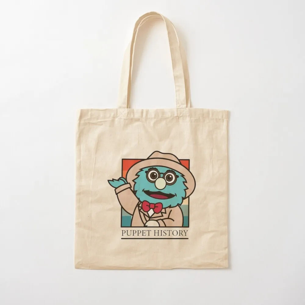 

puppet history woman Shopper custom Canvas Shopper handbag canvas tote bag Tote Bag Women's shopper eco bag folding Gift